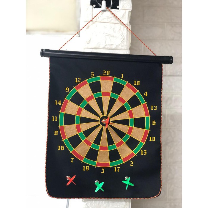 MAGNETIC DART GAME /DART GAME MAGNET / PAPAN DART DOUBLE SIDED DIVA STORE88