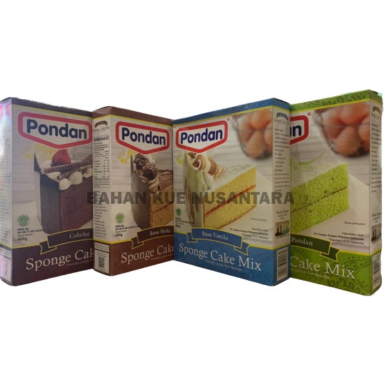 

PONDAN SPONGE CAKE MIX KEMASAN 400gr