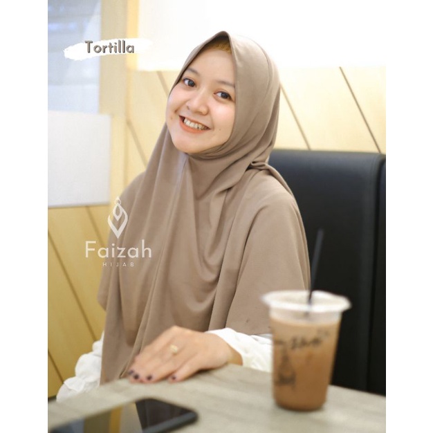 Khika - Khimar Kaos Faizah Hijab