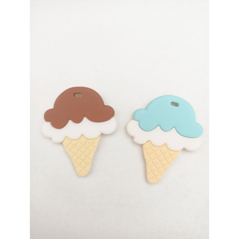 Teether Bentuk Ice Cream/ Teether Ice Cream/ Gigitan Bayi Bentuk Ice Cream