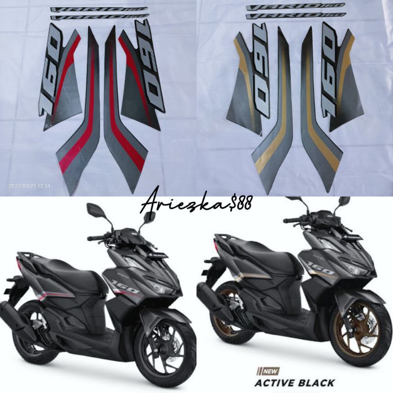 Striping Vario 160 2022 Cbs / stiker lis bodi vario 2022