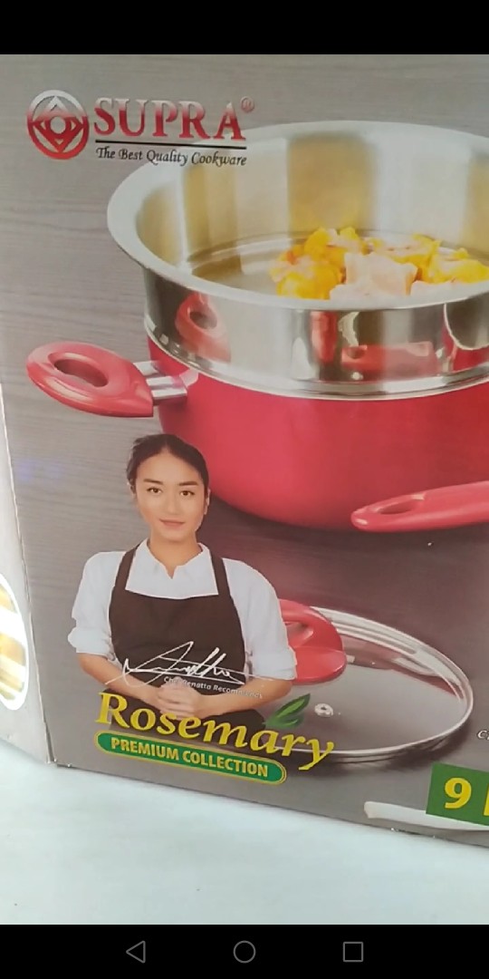 Supra Rosemary Cookware Set Alat Masak 9pcs Ungu