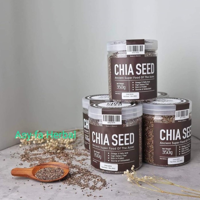 

TERMURAH Chia Seed Organik isi 350 gram AR052