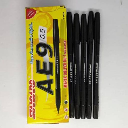 

PROMO Pulpen Standard AE9 Hitam