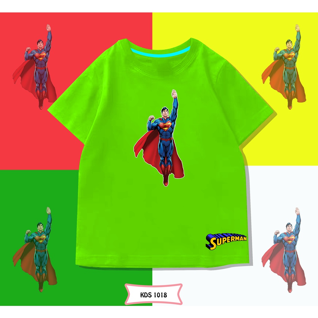 KAOS ANAK LAKI-LAKI SUPERMAN FLY COTTON 24S