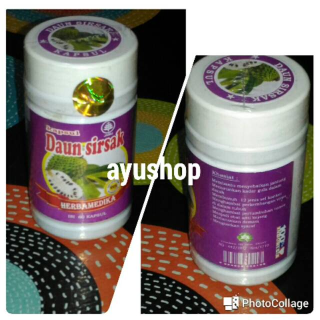 Kapsul Daun Sirsak perkapsul