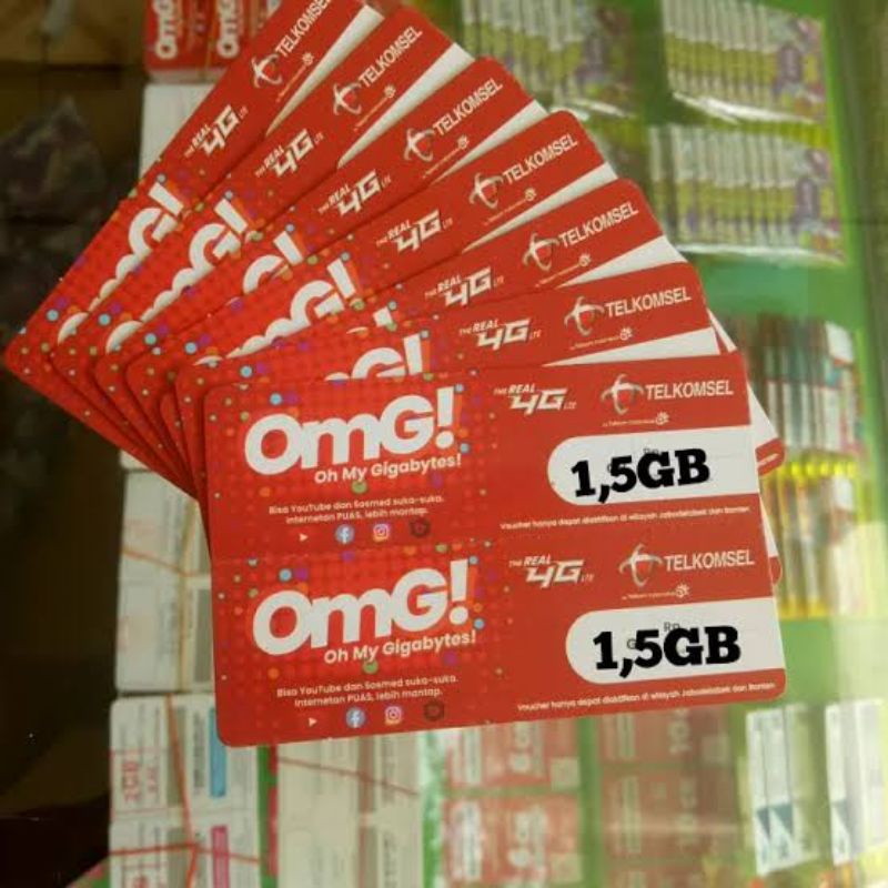 Voucher Internet Telkomsel 1,5GB