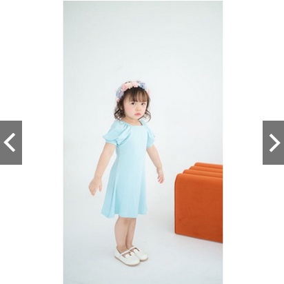 DRESS CHERY ANAK PEREMPUAN / DRESS PUFFY BALITA ANAK PEREMPUAN POLOS / BAHAN SPANDEX