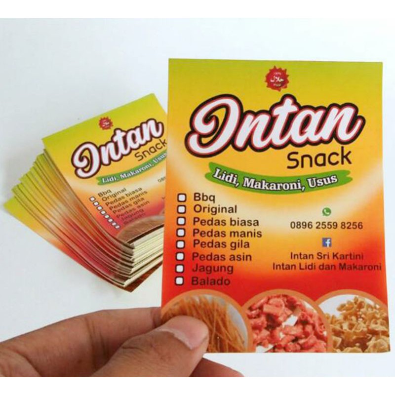 

STICKER LABEL KEMASAN KUE / TOPLES / BOX / BOTOL