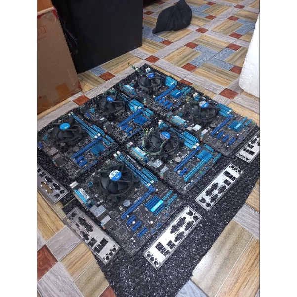 Motherboard Asus plus Core i3 Fan original