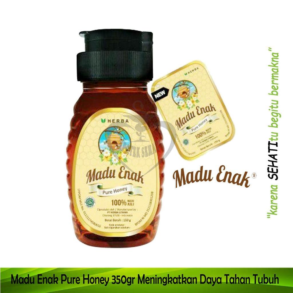 Madu Enak Pure Honey 350 Gram Madu Murni Asli