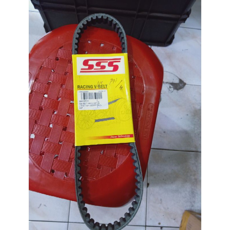 V-Belt SSS Racing Buat Motor Vario 110 fi/Scoopy fi/Beat fi fan belt Van belt Vario Esp