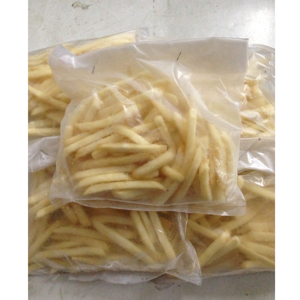 Kentang Keju Mc Cain Shoestring Coated Curah Kemasan 200 Gr Pack Kiloan French Fries Cheese McCain