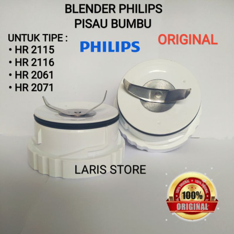 Mounting Pisau Bumbu + Pisau Jus Philips Original HR 2115 HR 2116 HR 2061 HR 2071