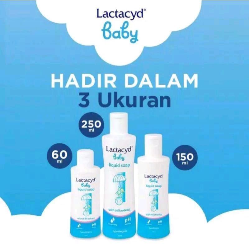 Lactacyd baby Liquid Soap 60ml/150ml/250ml Cleansing &amp; Moisturizing