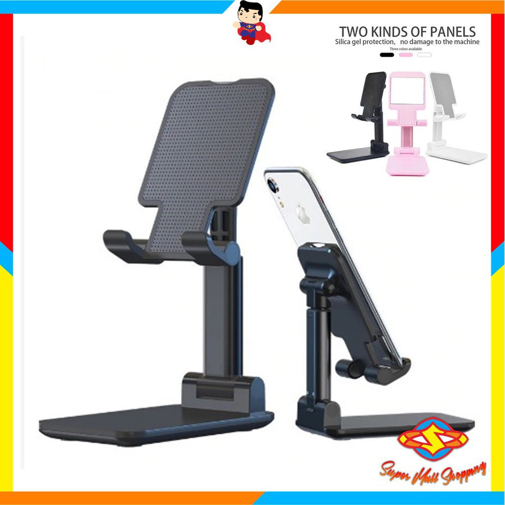 SMS Phone Holder Stand HP Universal Cermin Lipat Liftable Tablet Mobile Phone Stand Holder Murah