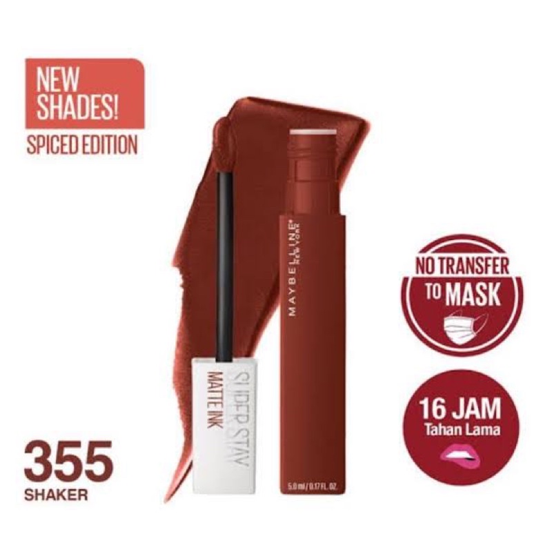 MAYBELLINE SUPERSTAY MATTE INK 355 SHAKER