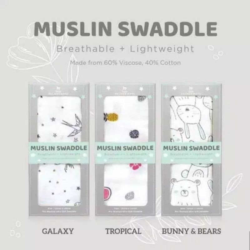 Bedong Muslin Swaddle Little Palmerhaus