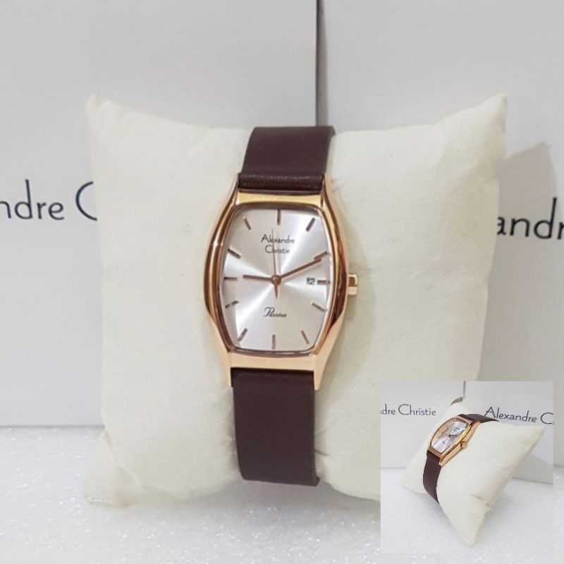 Alexandre Christie AC 2939 Black Rosegold Jam Tangan Alexandre Christie Wanita Original