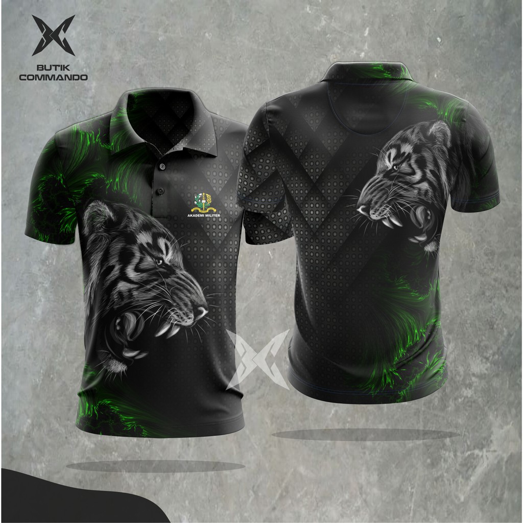 Kaos Polo Akademi Militer | kaos Jersey Akademi Militer Model Carbon Lion