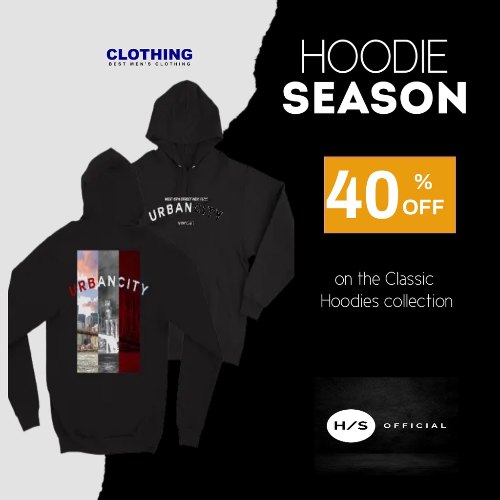 FENJACK Hoodie Jumper URBANCITY Sablon Depan Belakang Pria & Wanita