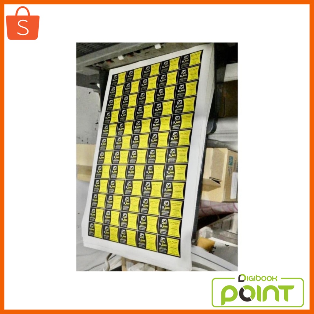 

Print / Cetak Stiker Chromo (A3+) 32,5 x 48,5 cm - ( Print + cutting)