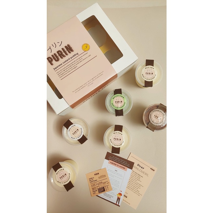 

PURIN box packaging - GRATIS KARTU UCAPAN CANTIK BISA CUSTOM TULISAN