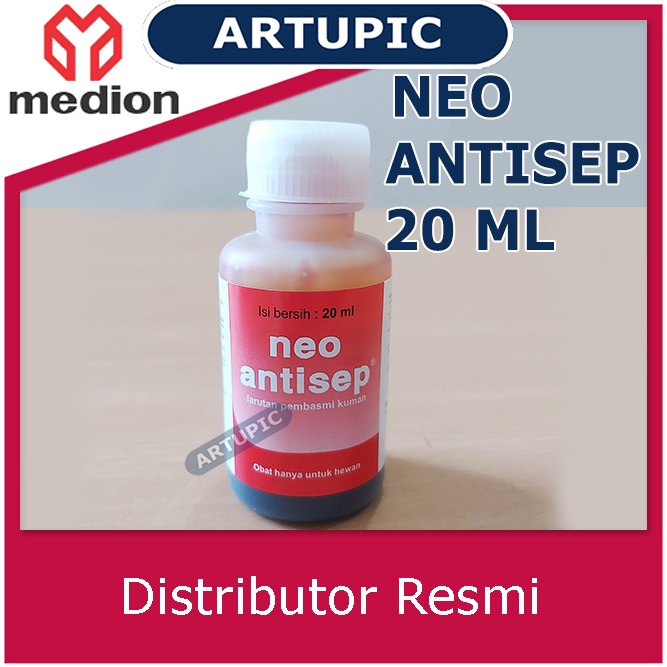 Neo Antisep 20 ml larutan desinfektan pembasmi kuman virus bakteri antiseptik hewan unggas kandang M