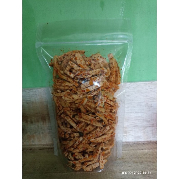 

Basreng daun jeruk pedas 250g