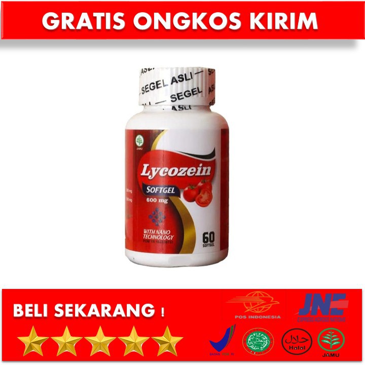 lycozein Softgel lycopane Tomat Obat Prostat