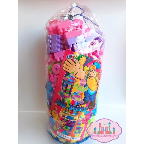 Mainan Block 406 Anak Mr Block Building Lego Besar Murah