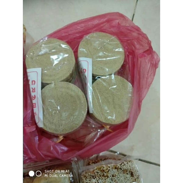 

Makanan khas Bengkalis Koa kacang hijau tumbuk/kue putu kacang padi halal