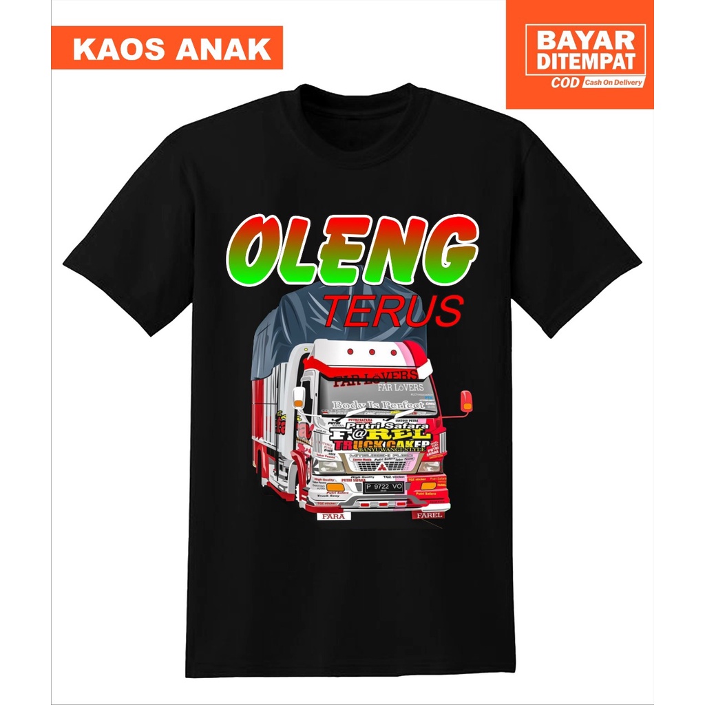 FEI FASHION | BAJU TRUK OLENG TERUS ANAK LAKI LAKI VIRAL | BAJU KAOS TRUK OLENG EXVAKATOR | BAJU ANA