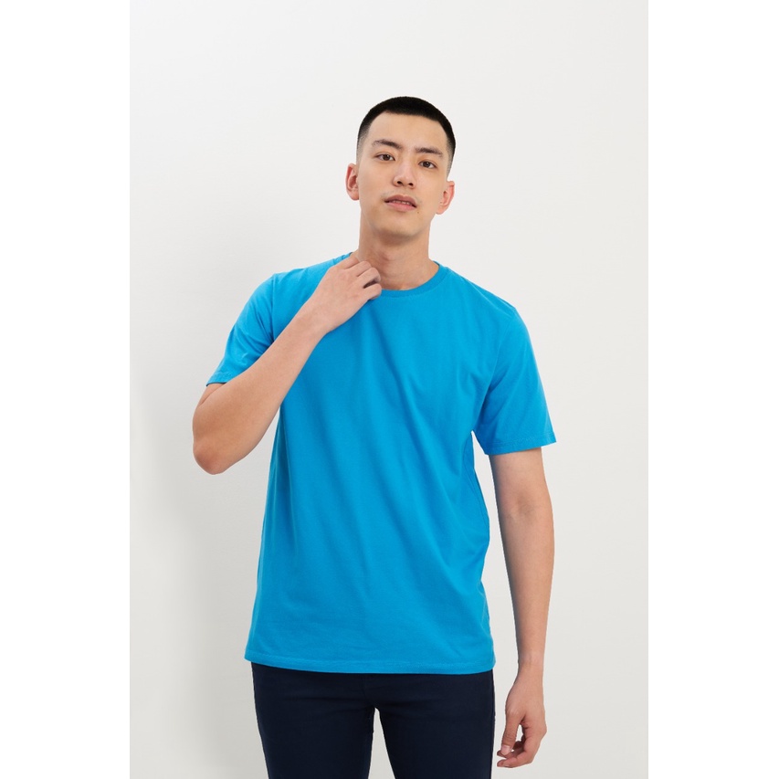 [Wrestlerstudio] Kaos Polos Basic Tshirt BIRU TURKISH Unisex Premium Cotton Combed 30s