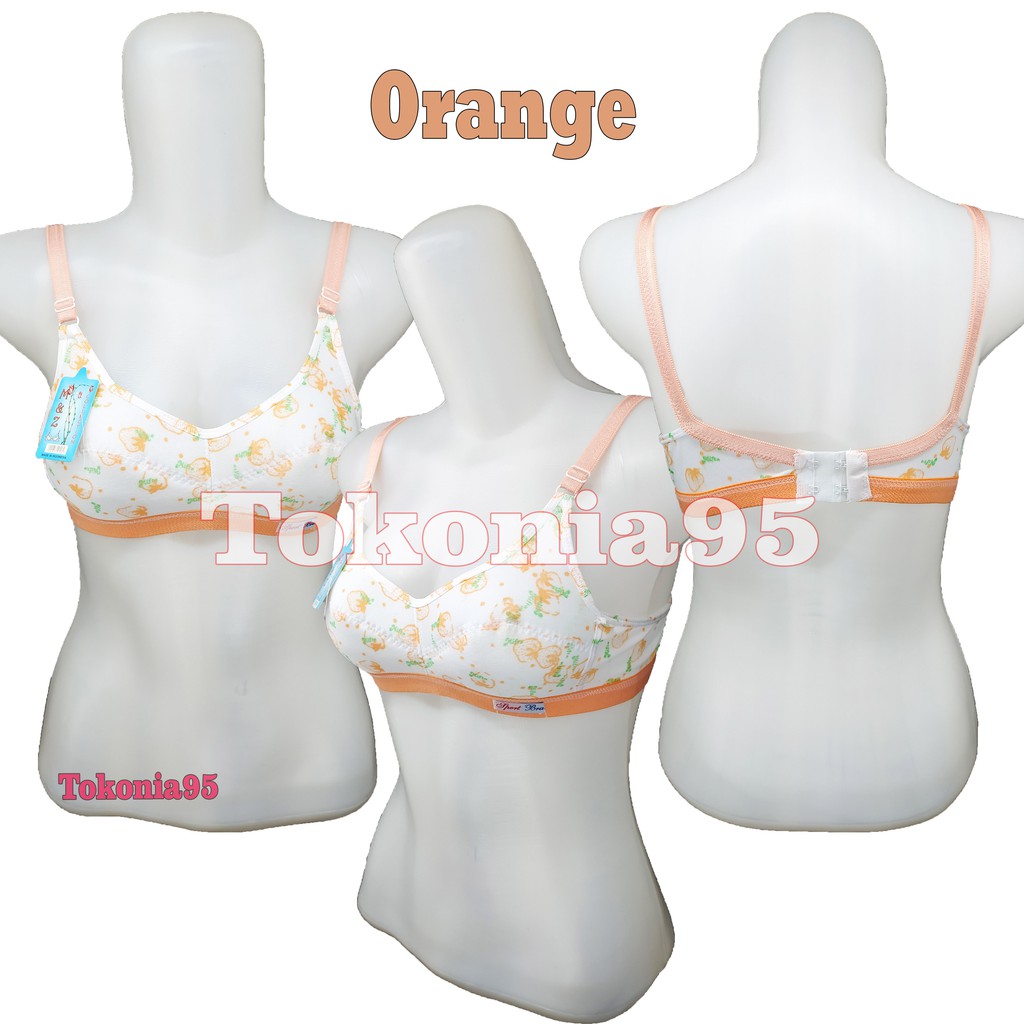 Sport Bra Remaja ABG - Bra Ukuran 32 34 36 38- Miniset BusaTipis Motif Printing