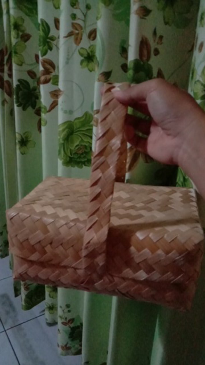 Pegon Cangking Natural / Besek Cangking/ Besek Pipiti / Besek Ada Handelnya/ Besek 15x25