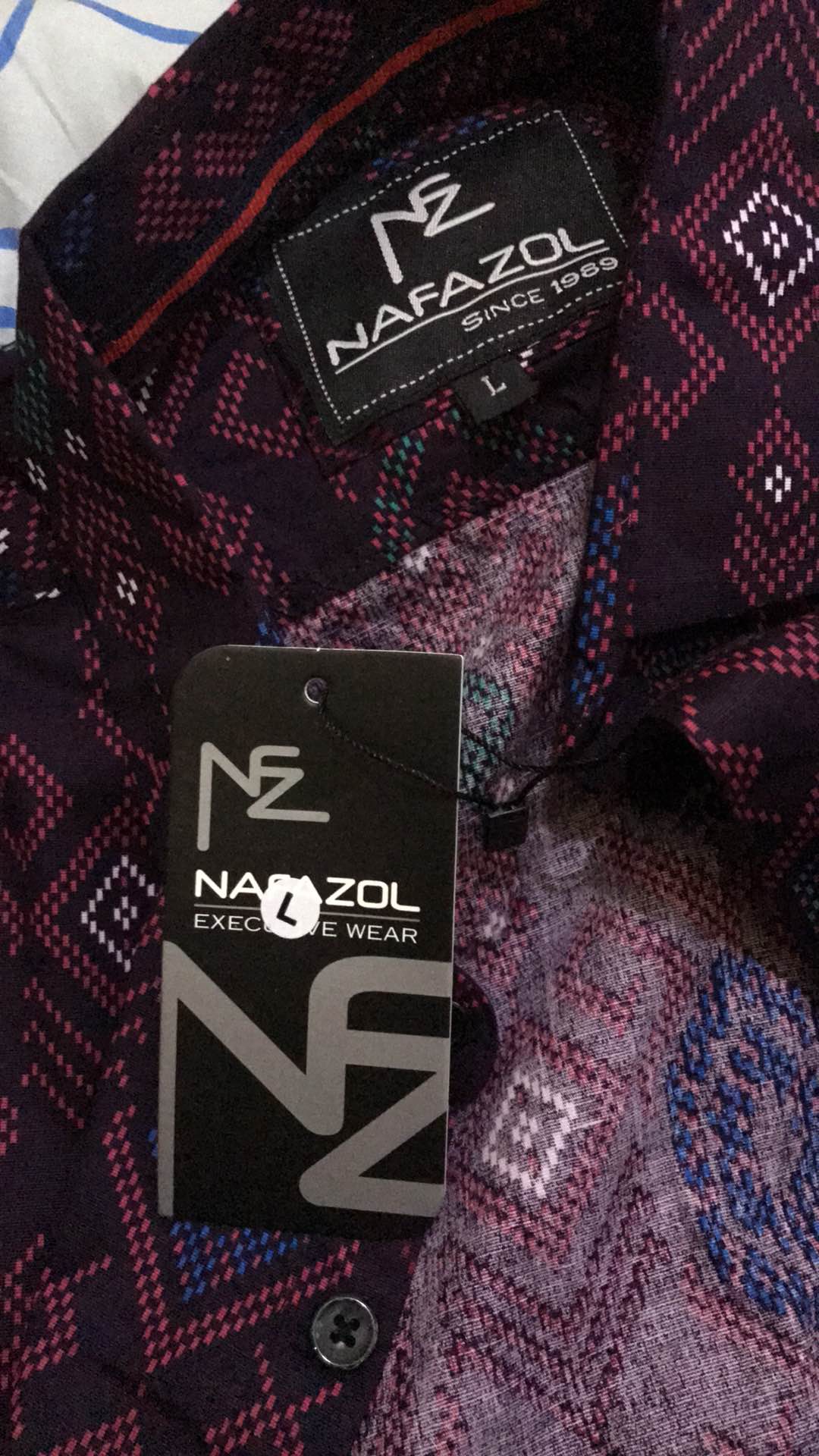 Kemeja Batik Pria Lengan Panjang Ungu Long Batik Purple Songket Murah Distro 6803