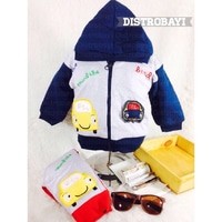 JL 119 Jaket Bayi Laki-Laki Lucu Little Car