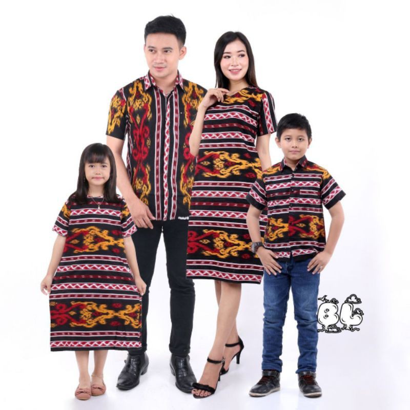 COUPLE KELUARGA BATIK COUPLE DRES BATIK COUPLE DRESS BATIK PENDEK COUPLE BAJU NATAL