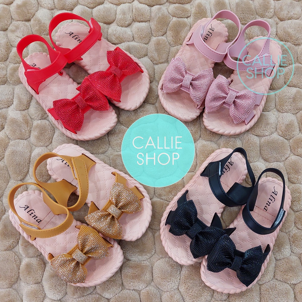 Sandal Anak Perempuan Jelly Pita Glitter 8898-A4 SDLPTA