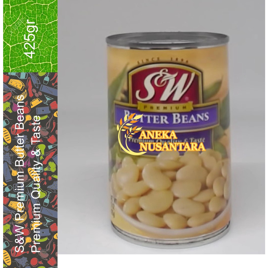 

S&W Premium Butter Beans 15oz 425gram