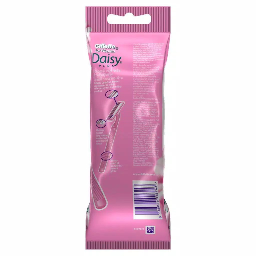 Gillette Daisy Plus 2's Pisau Cukur Wanita