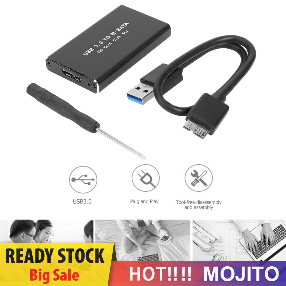 Casing Hardisk Eksternal Mini Ssd Usb 3.0 Ke Msata