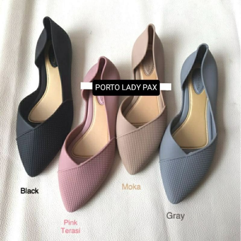 PORTO LADY PAX / SEPATU JELLY WANITA / FLATSHOES KEKINIAN