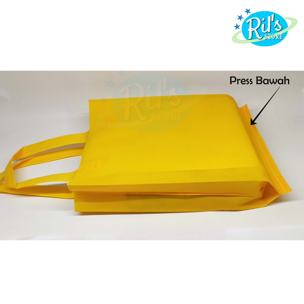 

RB Tas Spunbond 30 x 40 cm / Goodie Bag / Tas Kain Lipat Samping / Handle Tali - Tas Belanja