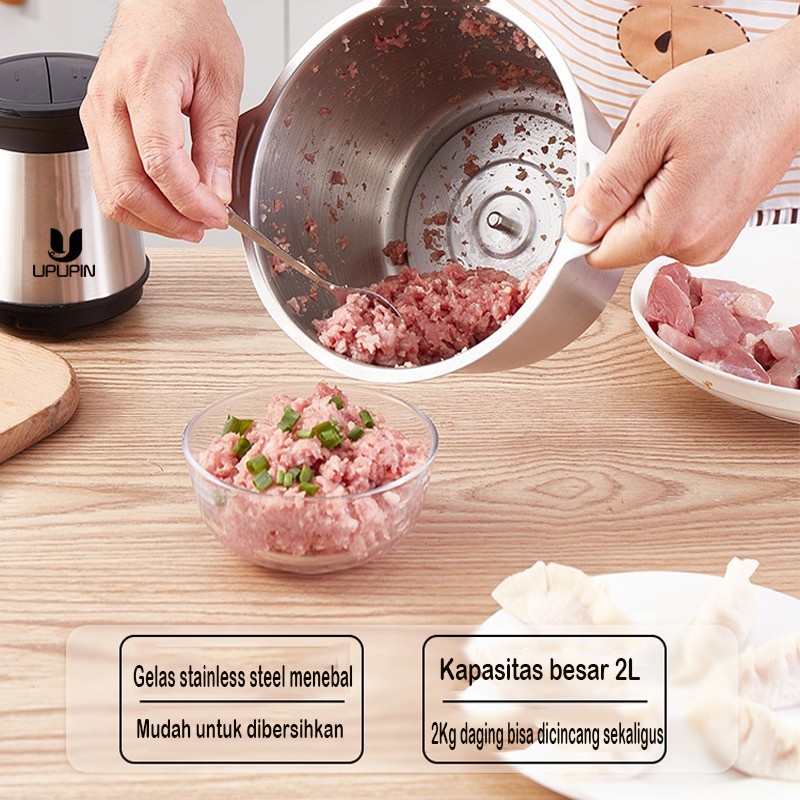 ELECTRIC MEAT GRINDER Blender Penggiling Daging dan Bumbu