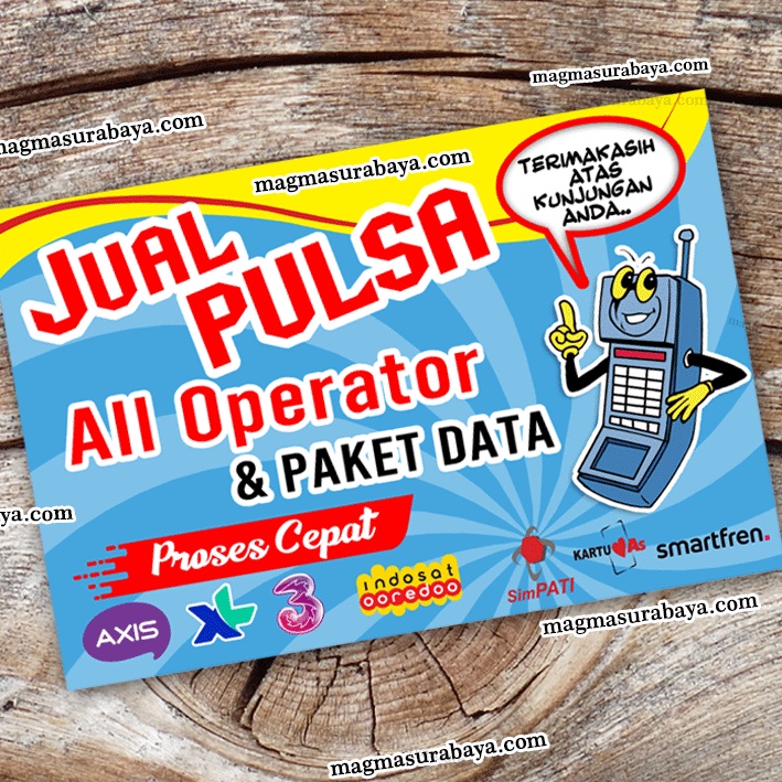

Sticker Jual Pulsa All Operator