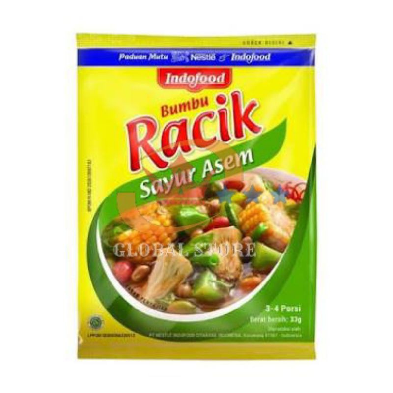 Bumbu racik indofood sayur asem / ikan / sop / tumis / nasi goreng / tempe / lodeh