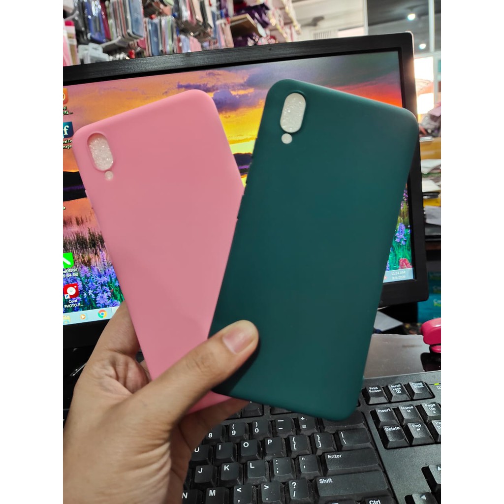 TPU MACARON Vivo Y91c 6.22 Inchi Softcase Silicon Candy Anti Noda VIVO Y91i No Logo Full Cover