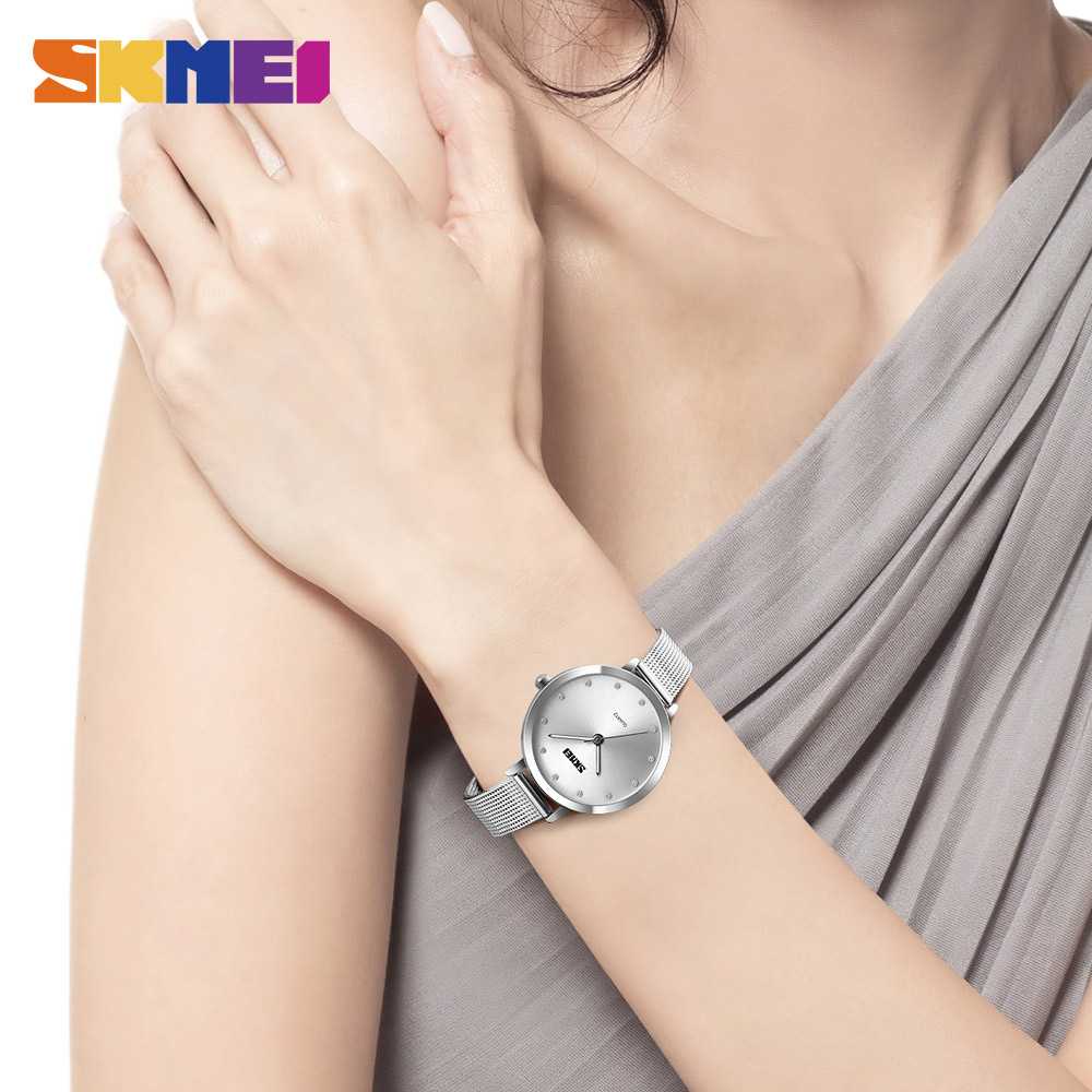 (100% BARANG ORI) SKMEI Jam Tangan Luxury Wanita - 1291